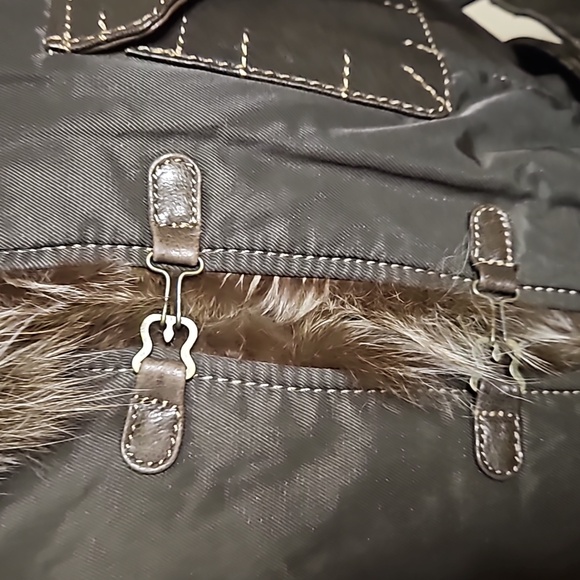 Danier Leather/Fabric/Real Fur Jacket - Picture 5 of 15